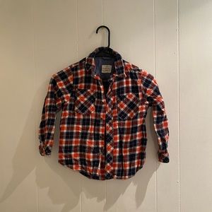 Weatherproof Vintage Boys Button Down Plaid Shirt